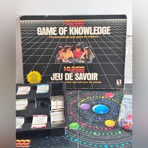 Vintage IQ 2000 Game of Knowledge Board Game Complete Playtoy